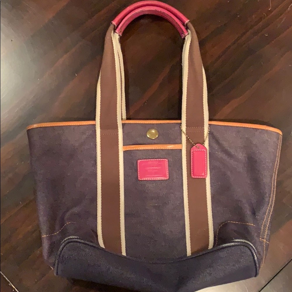 COACH Denim handbag